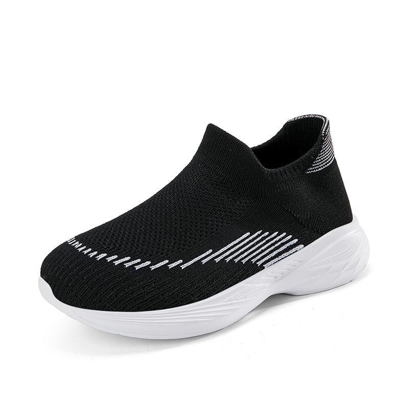In 2024, foreign trade flying weaving classmates children's casual sports shoes boys and girls pedal youth casual shoes