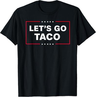 Забавная футболка Let's Go Taco