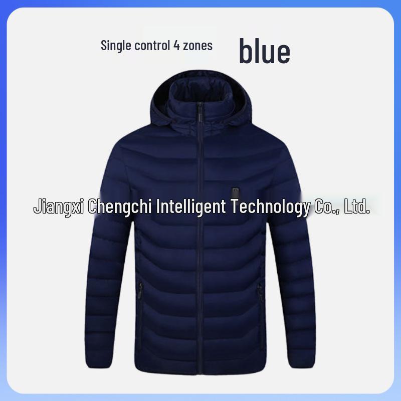 Хлопковая куртка с USB-подогревом и регулируемой температурой