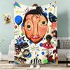 Rapper M-Mac Miller Throw Lightweight 240g Flannel Blanket Soft Skin-friendly for Summer Cooling