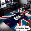 Custom Name Ed Sheeran music Rug for Living Room, Game Rooms, Office, Bedroom, Floor Mat Playful Design, fan gifts Christmas decor