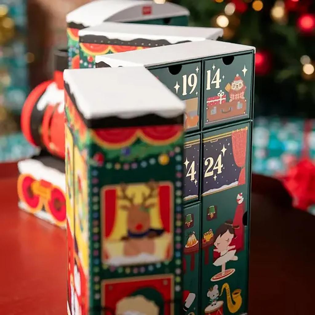 Dream Express Advent Calendar Limited Edition , Train-Shaped Christmas Countdown Box With 24 Unique Surprises, 80ml