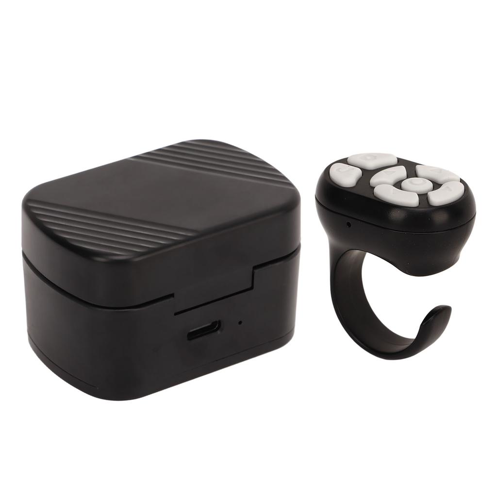 Remote Control Scrolling Ring Bluetooth APP Page Turner Camera Remote Shutter Selfie Button with