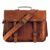 New Briefcase UNISEX Real Vintage Leather Messenger Laptop Bag