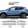 Nissan Qashqai II 2 - Chrome Side Door Trim Strips