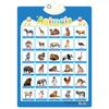 PVC Interactive Talking Wall Chart Number Anima Electronic Toddler Alphabet  Boys and Girls
