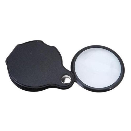 Slim Thin Reading Pocket Magnifying Glass 60mm 6x Loupe Folding Magnifier