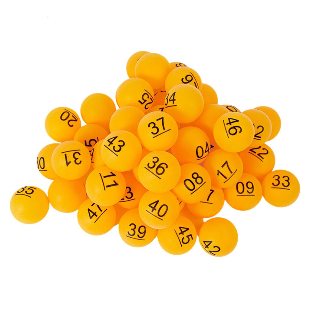 Пронумерованные мячи для настольного тенниса, карнавальные мячи, легкие мячи для лотерейных игр, вечеринки