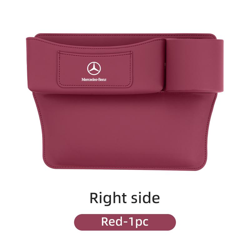FIQ4 2025 Hot Car Seat Gap Storage Box Car Crevice Storage Box Seat Organizer For Mercedes Benz AMG A C E Class C180 C200 C260 C300 W