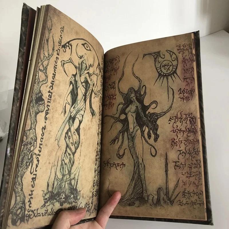 Некрономикон Книга Темной Магии, Блокнот для Призыва Демонов Зловещих Мертвецов, Декор, Реквизит для Фильма Ужасов, Подарок для Коллекции, Декор на Хэллоуин
