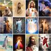 5D Diy Diamond Embroidery Jesus Rhinestone Kit Diamond Painting Religious Figures Mosaic Handmade Gift 40*50cm