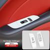 White Window Lift Button Panel Cover Trim for Dodge Challenger 2015+ Accessories
