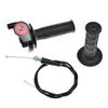7/8" 22Mm Motocross Handle Throttle Clamp Hand Grip With Twist Cable For 50-250Cc Atv Quad Pit Dirt Bike Buggy Motorcycle Racing