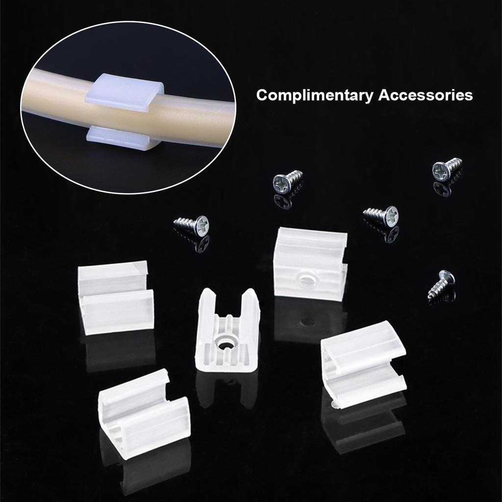 220V Led Neon COB Strip Light with Switch Flexible Silicone Tube Lamp High Density 288LED /M Waterproof LED Ribbon For Home Closet Kitchen Room Deco