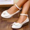 Fashion Women Flats Shoes Elegant Wedges Heeled Loafers Shoes for Women Fashion Soft Comfortable Shallow Women Shoes Zapatos De Mujer