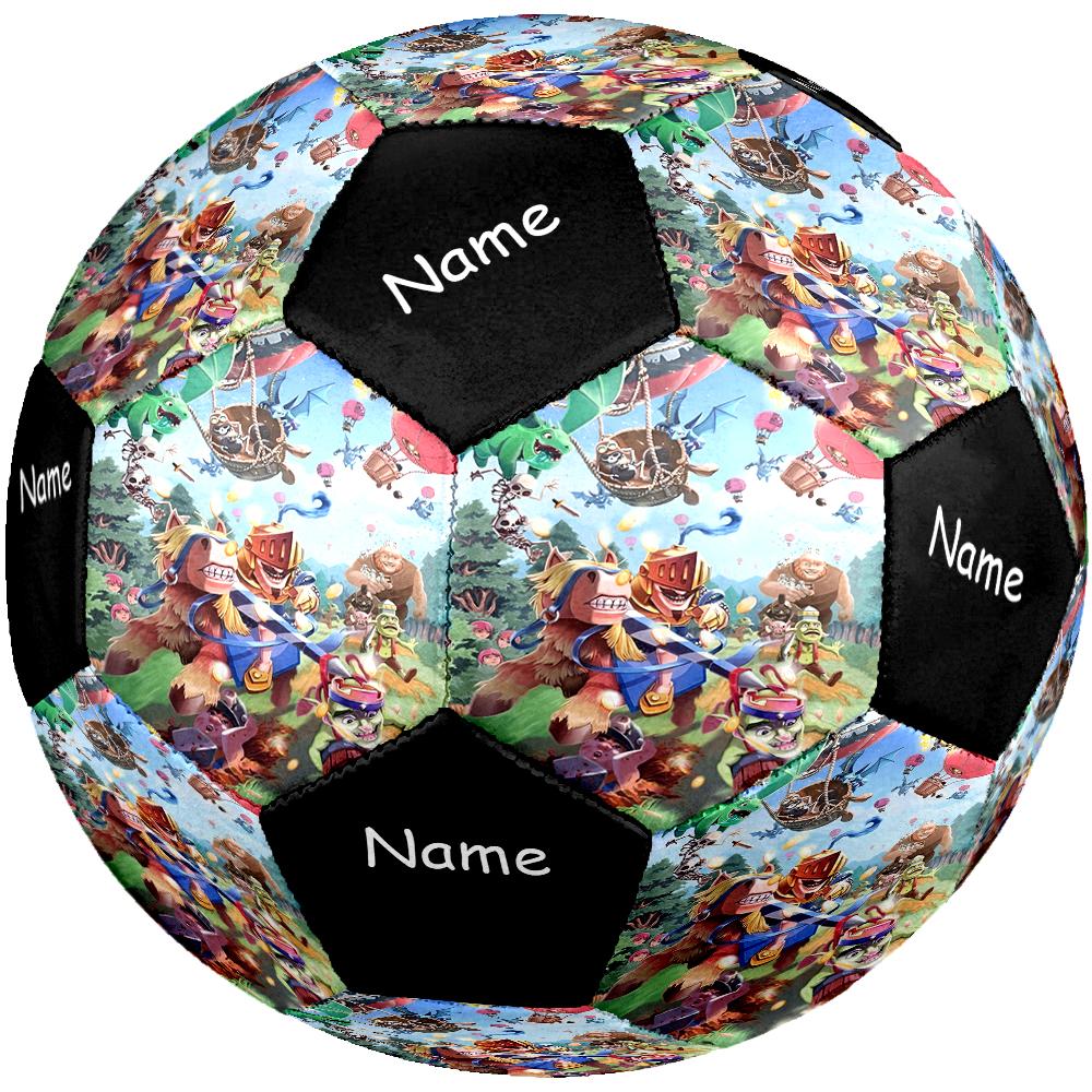 Custom Name Clash Royale Theme Size 5 Soccer Ball, Suitable for Both Indoor and Outdoor Matches, a Gift Suitable for Everyone.