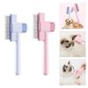 Cats Dog Comb Lice Cats Brush with Release Button Fleas Comb for Dogs Cats Pet Hair Removal Comb for Grooming Shedding