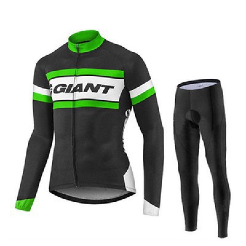 Quick-Dry Unisex Long Sleeve Cycling Jersey Pants Set Road Bike Riding Season