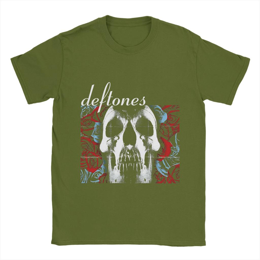 Мужская футболка D-Deftones Смешная футболка с коротким рукавом и круглым вырезом 100% хлопок 6XL Одежда