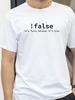 Смешная футболка с надписью "False Programming Coding" для программистов, смешная футболка, свободная, с коротким рукавом, с круглым вырезом, летние топы