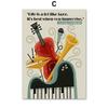 Frameless Jazz Festival Guitar Cello Piano Music Wall Art Canvas Painting Nordic Posters and Prints Wall Pictures for Living Roo
