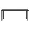 9 Piece Outdoor Dining Set with Cushions Brown Poly Rattan Glass Table