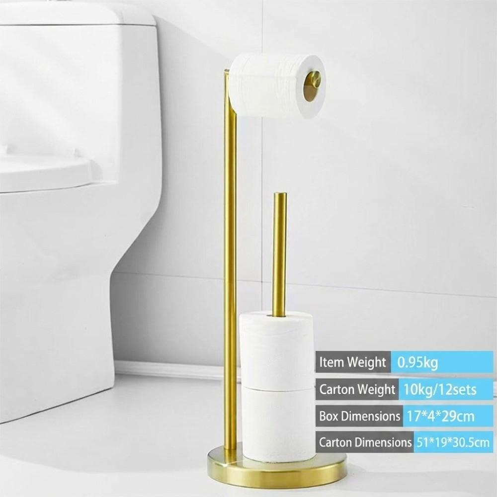 Reserve Storage Tissue Roll Stand Freestanding Base Paper Holder Stand  Guest Washroom
