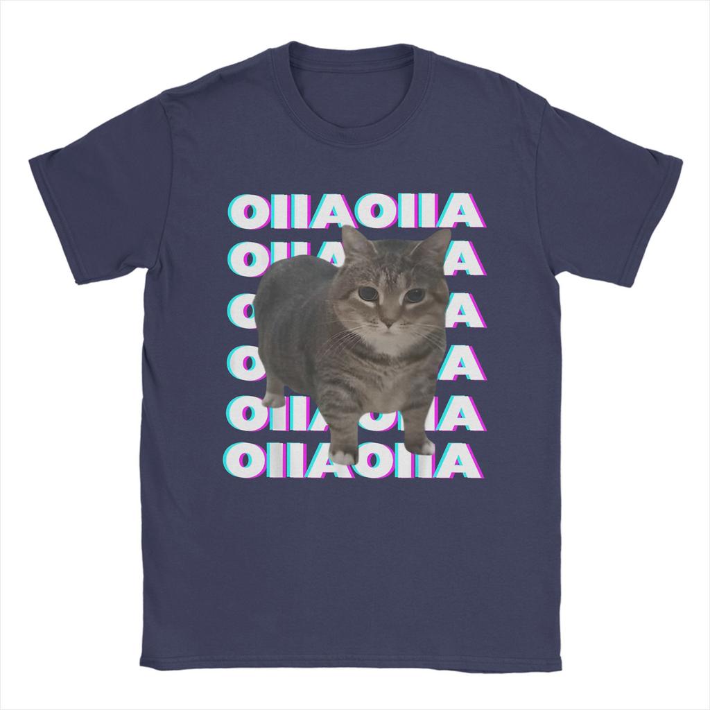OIIA OIIA Spinning Cat Meme Glitch Disco мужская футболка забавные модные футболки с коротким рукавом и круглым воротником футболка хлопковая подарочная одежда