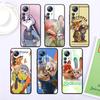 Аниме Zootopia Judy&Nick для Xiaomi Mi 13T 13 12T 12 11T 11i 11 A3 10T 10 9 Pro Lite Ultra 5G черный чехол для телефона TPU