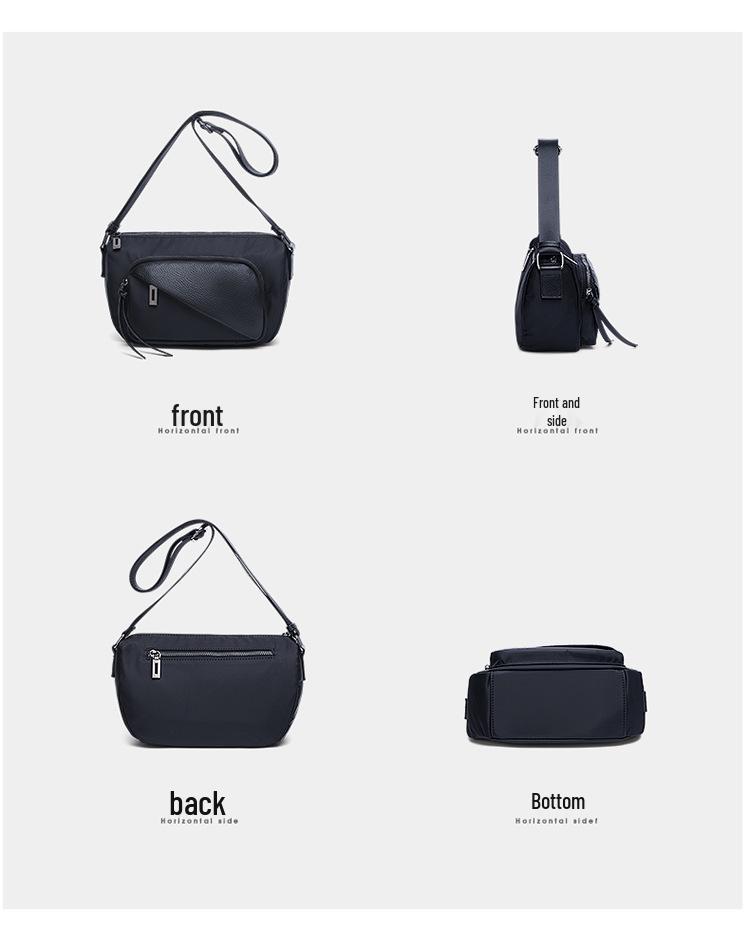 Женская сумка кроссбоди из натуральной кожи большой вместимости (2025) - Универсальная повседневная сумка через плечо из коровьей кожи