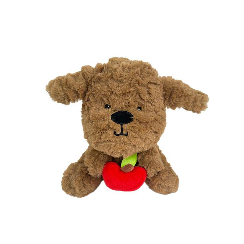Плюшевая игрушка Apple Dog Doll 8 дюймов, кукла-ловля, мультяшные куклы, свадебная кукла для рисования