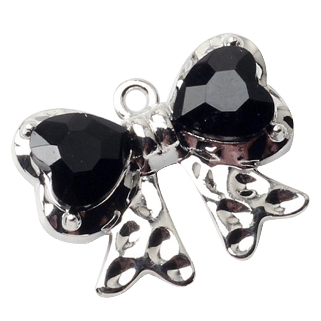 Tassels Charm Pendants with Hole Love Bowknot Cat Claw Heart Tags for DIY Keychain Earrings Necklace Jewelry Making