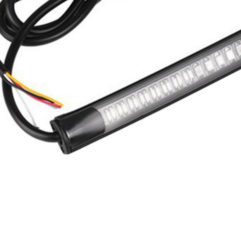 Светодиодный фонарь номерного знака мотоцикла, многофункциональный красный желтый светодиодный задний фонарь для модификации