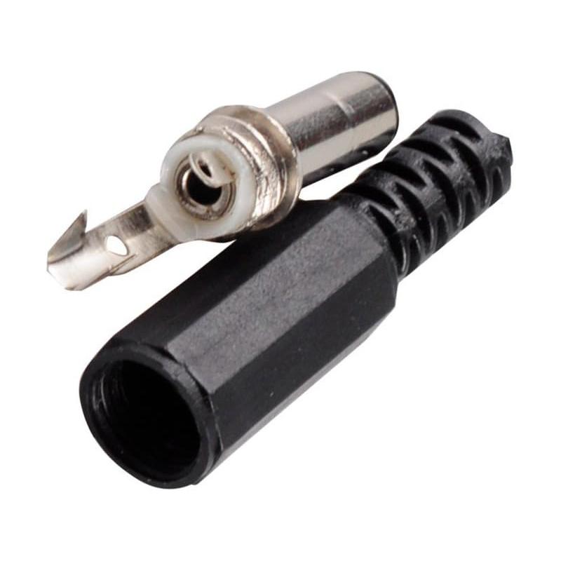 5 пар 5,5x2,1 мм штекер источника питания постоянного тока + гнездо для крепления на панель припойный проводной разъем 5,5 * 2,1 мм разъем постоянного тока