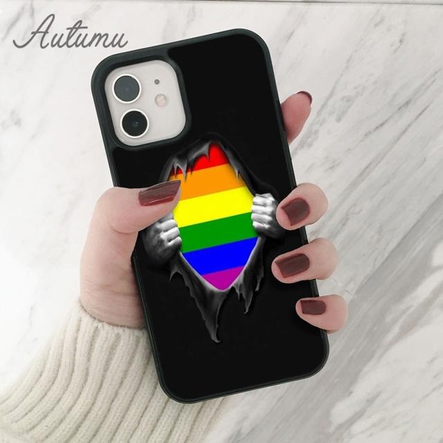 Чехол для телефона Rainbow Gay Lesbian LGBT для iPhone 11 12 13 14 Pro Max mini XR XS SE 2020 6 6S 7 8 Plus Samsung Galaxy S21 S22