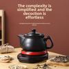 110V Large Capacity Electric Ceramic Decoction Pot - Automatic Health Pot for Chinese Medicine
