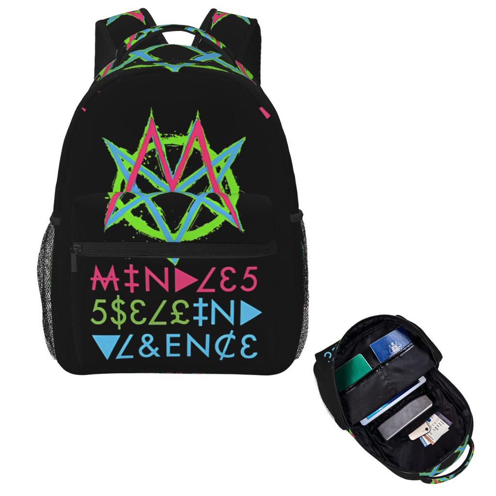 Группа Msi Mindless Self Indulgence Мерч Школьный рюкзак Школьная сумка Походный дорожный дневной рюкзак для мальчиков девочек Книжный рюкзак Сумки через плечо