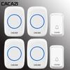 Wireless Waterproof Doorbell with Long Range, 58 Melodies, 4 Volume Levels, and Memory Function