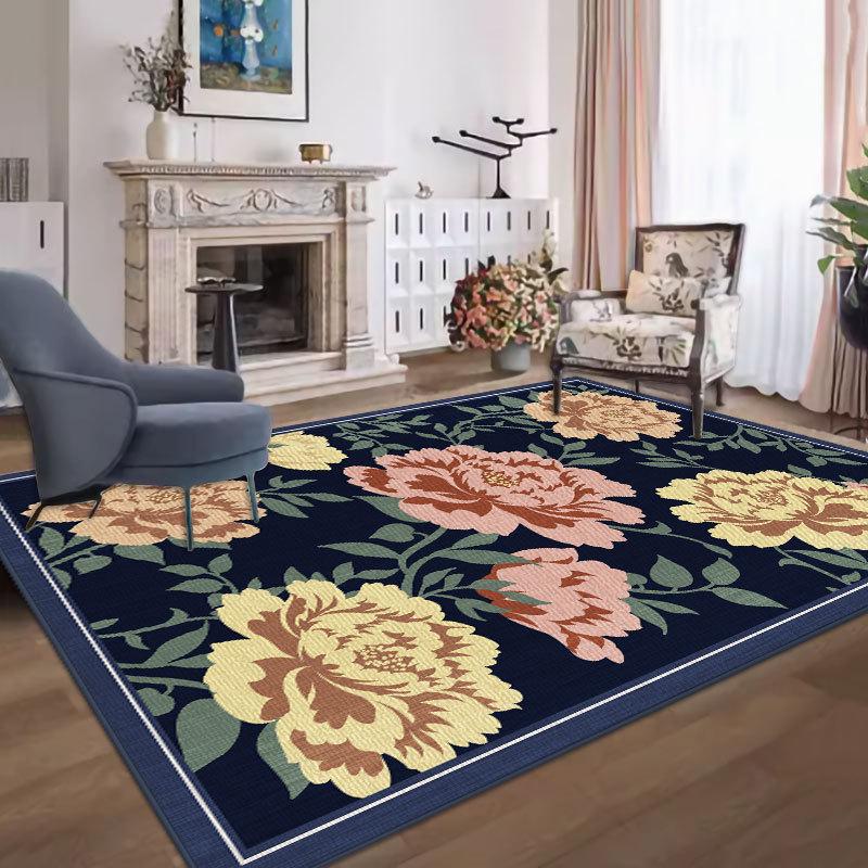 Прочный, простой в уходе ковер для гостиной и спальни, идеально подходит в качестве грязеотталкивающего прикроватного коврика.; можно стирать для удобства.