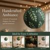 Rustic Hanging Paper Lantern Round Chinese Lantern Creative Folding Lantern  Photo Prop
