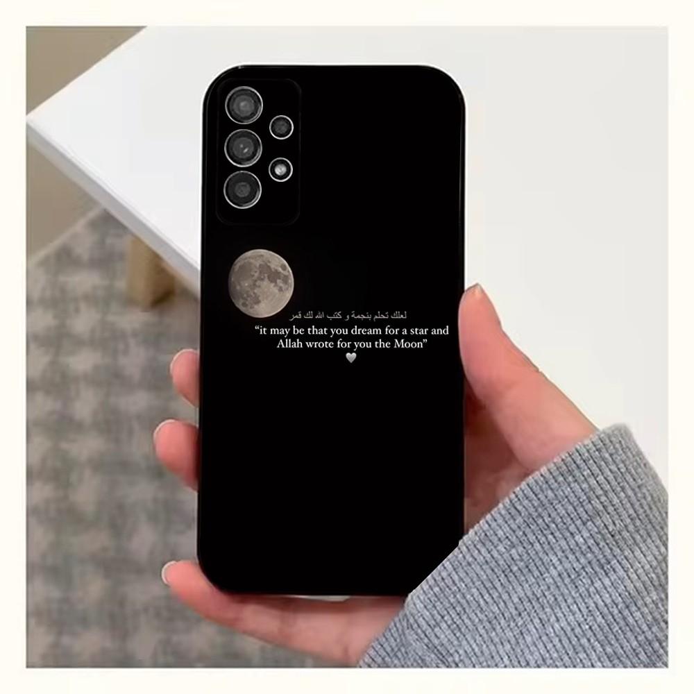 Цитаты из текстов песен Исламский чехол для телефона для Samsung S25, S24, S23, S22, S20, S21, S10, Ultra, Plus, Lite, FE, Мягкий силиконовый черный чехол