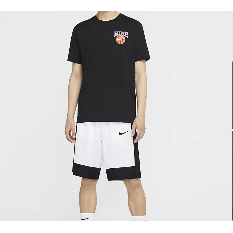 Nike Мужская футболка с короткими рукавами и принтом Dri-FIT Dunk Basketball, черные CD1287-010
