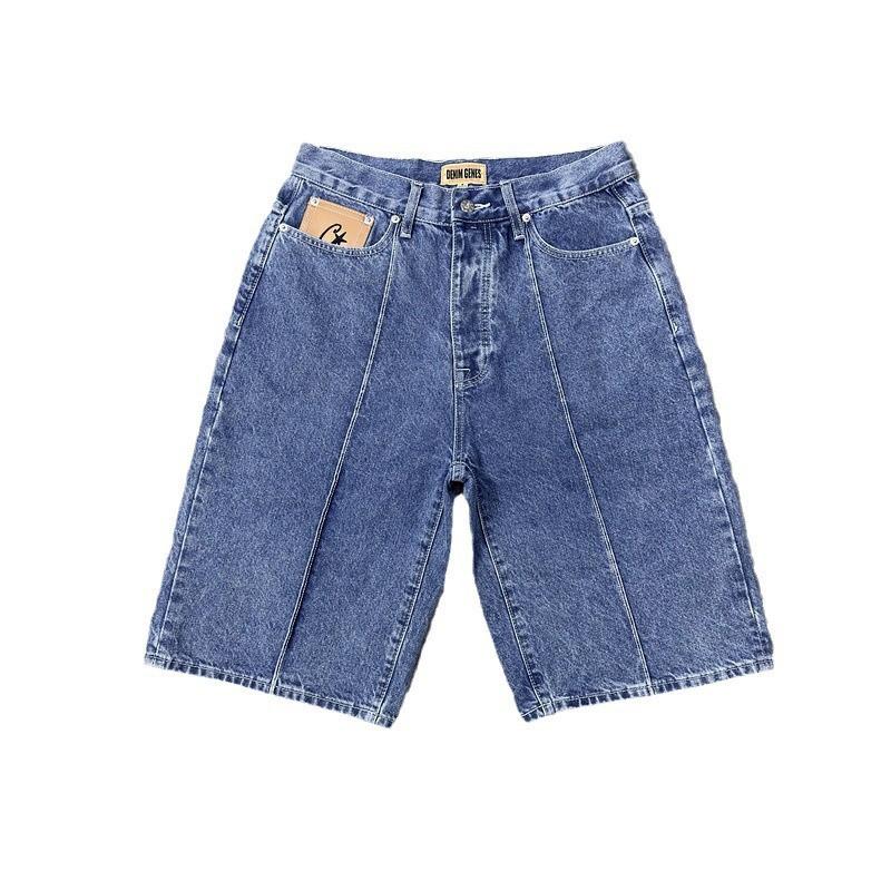 Streetwear Denim Jacket Pants Set Women Loose Fit Casual Hip Hop Style