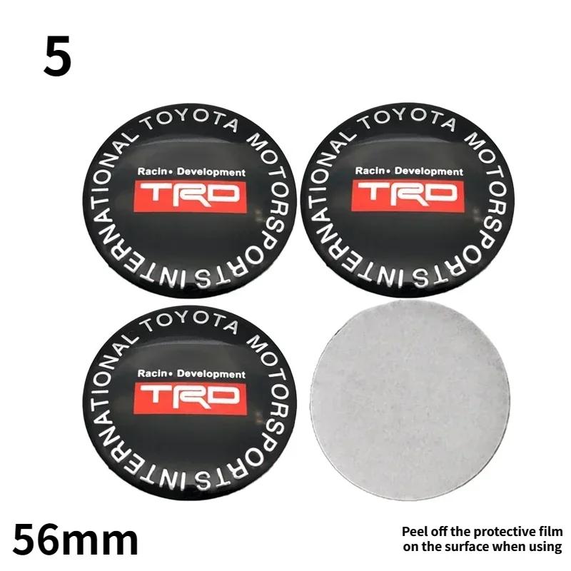 Car styling 56mm 64mm Car Tyre Wheel Center Hub Cap Badge sticker For Toyota C-hr Prado Rav4 Yaris Hilux Prius Corolla Camry