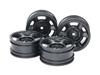 TAMIYA RC Spare Parts 6 Spoke Wheels 26mm Black 4 Pieces 51688 No.1688 SP.1688 CC-02 Width/offset +4