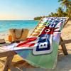 Numberblocks Customized Name Beach Towel Soft Durable Quick-Dry Suitable for Swimming Gym Camping Yoga Vacation