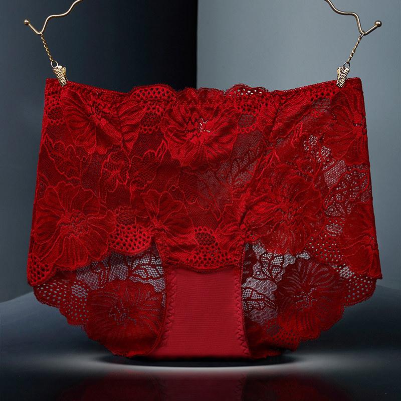 Sexy Lace Transparent Women Underwear Lady Panties Briefs Lingerie Intimates
