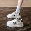 2025 Spring Little White Shoes New Korean Version Ins Female Students Height Increase Platform Sports Board Shoes Casual Shoes Female G7701