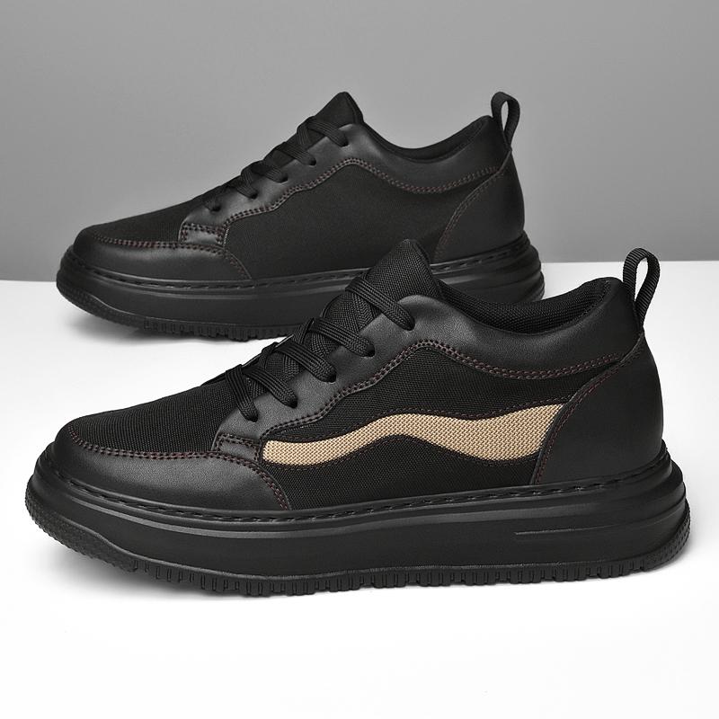 Fashion Casual Leather Men Skateboard Footwear All Soft Walking Shoe Fashion Man Sports Shoes Trainers Outdoor Sneakers