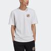 Adidas Мужские футболки Originals Artist Tee Ss с принтом на спине, белые HA4704